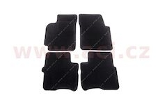 textilní koberečky černé (sada 4 ks)