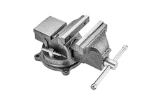 TOPEX Zverák liatinový pevný s otočnou základňou, 125 mm