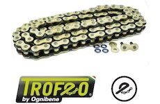 TROFEO Reťaz 520 TRX2 x-krúžková 120 čl. zlatá + spojka