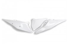 UFO Tabuľky zadné KTM SX-SX-F 19-22/EXC-EXC-F 20-23 125,150,250,300,350,450,500 2019-2023 ľavá s krytom airboxu biela 20