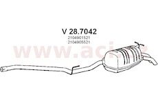 zadní díl výfuku ASSO/VENEPORTE
