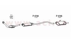 zadní díl výfuku FENNO/IMASAF/EBERSPACHER