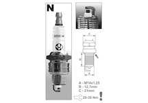 zapalovací svíčka NR15YC řada Super, BRISK - Česká Republika