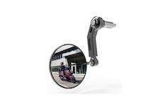 zpětné zrcátko univerzální do konců řidítek Premium ALU, OXFORD (černé, průměr zrcátka 94 mm) aplikace L