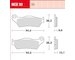 Sada brzdových platničiek kotúčovej brzdy TRW MCB707SH